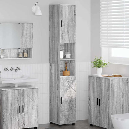 Mobile da Bagno Grigio Sonoma 30 x 35 x 192 cm | homemem39