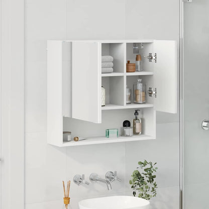 Mobiletto per specchio Bianco 59 x 17 x 55 cm | homemem39