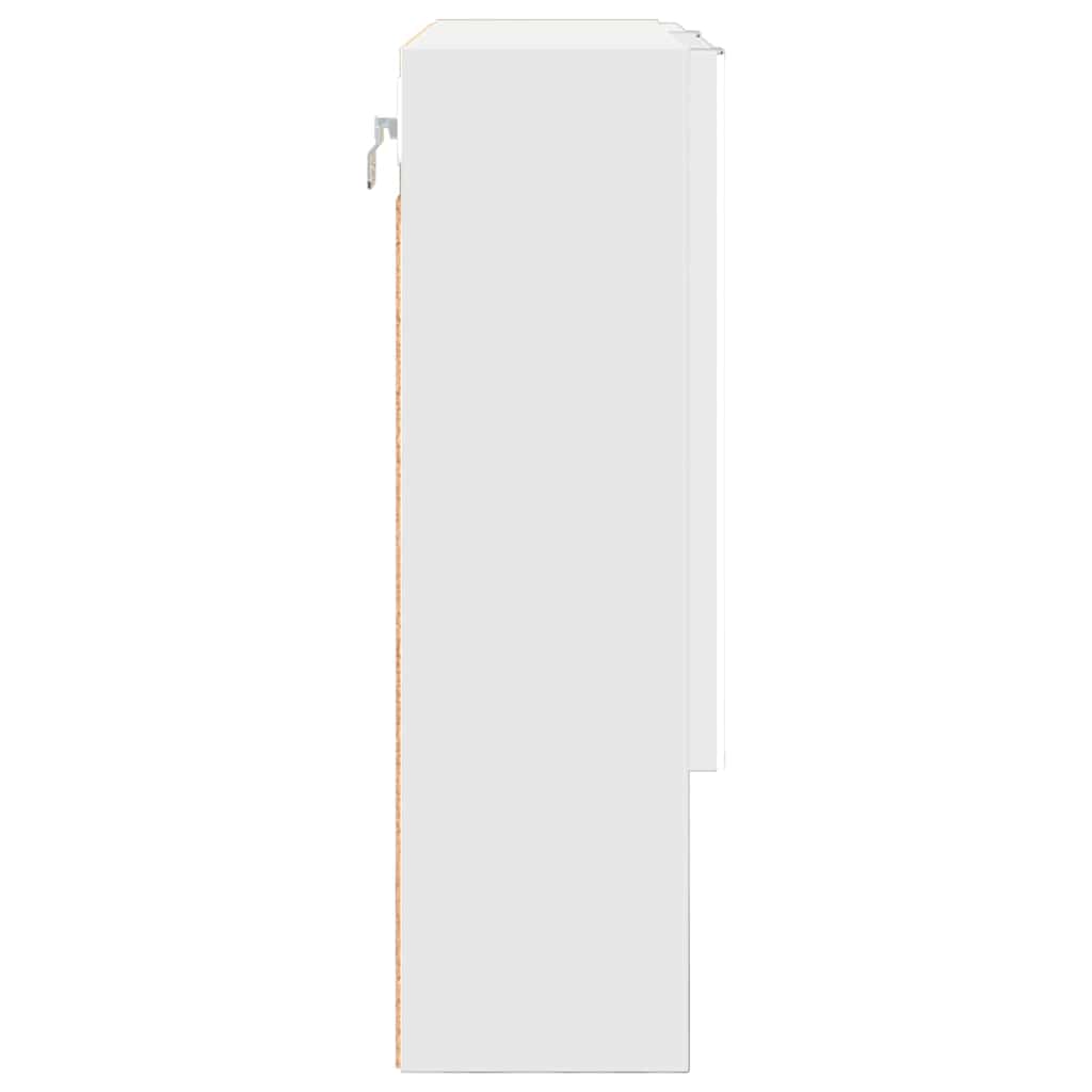 Mobiletto per specchio Bianco Lucido 59 x 17 x 55 cm | homemem39