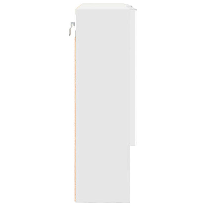 Mobiletto per specchio Bianco Lucido 59 x 17 x 55 cm | homemem39