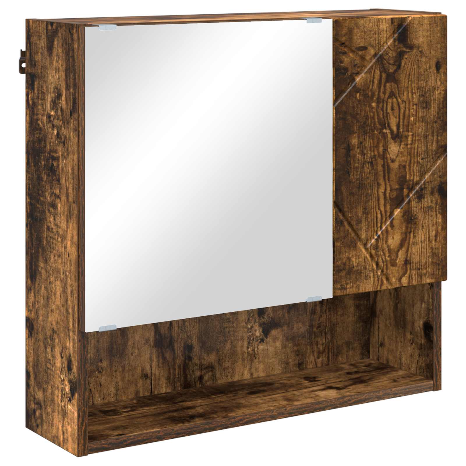 Mobiletto per specchio Rovere fumé 59 x 17 x 55 cm | homemem39