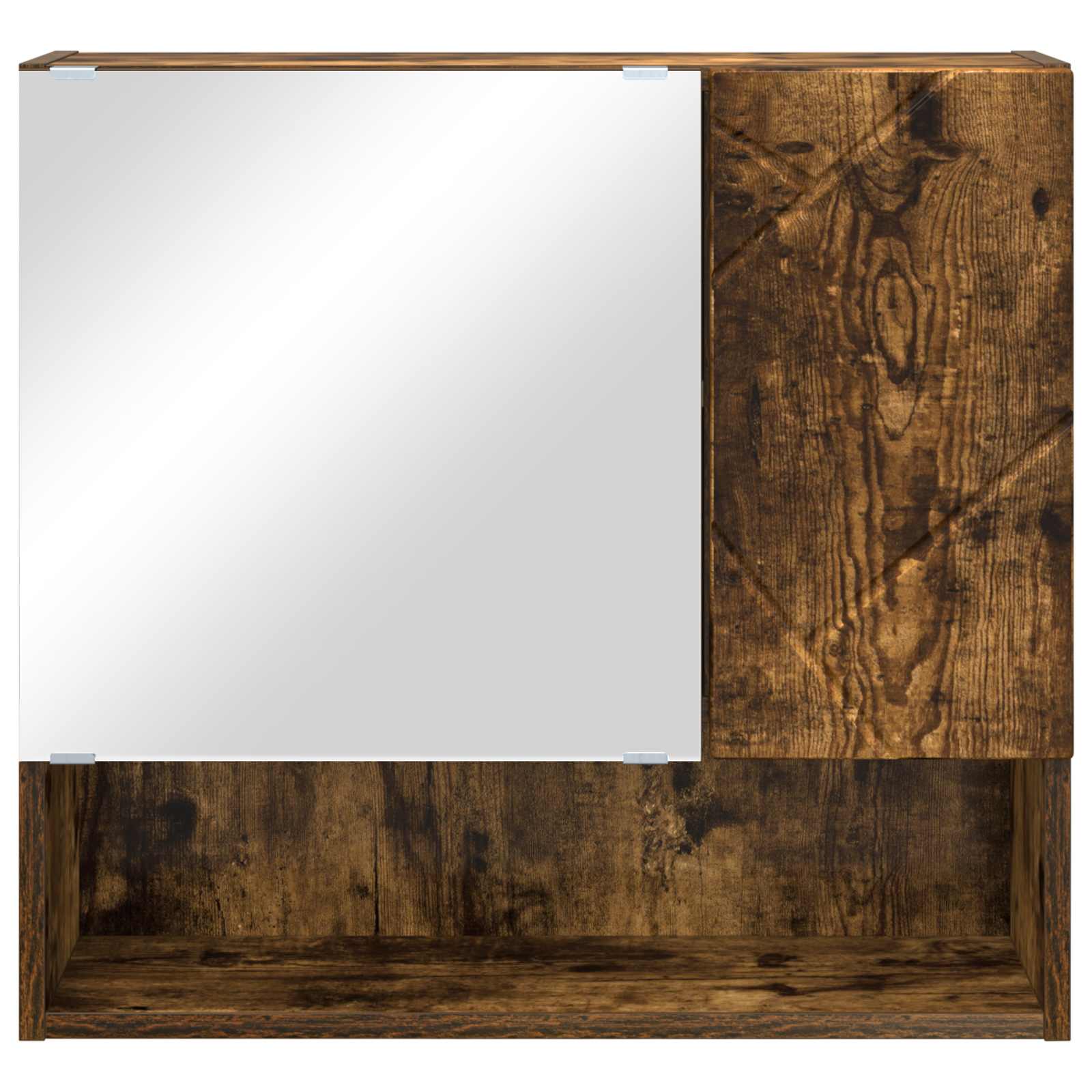 Mobiletto per specchio Rovere fumé 59 x 17 x 55 cm | homemem39