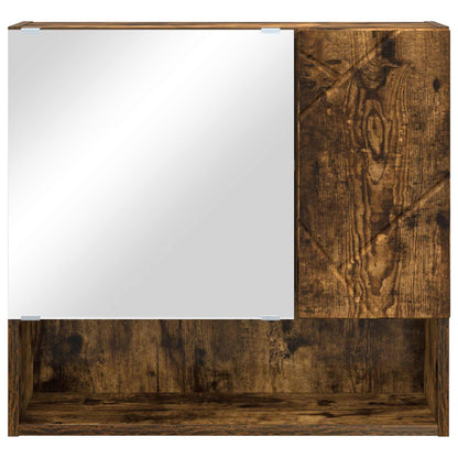 Mobiletto per specchio Rovere fumé 59 x 17 x 55 cm | homemem39