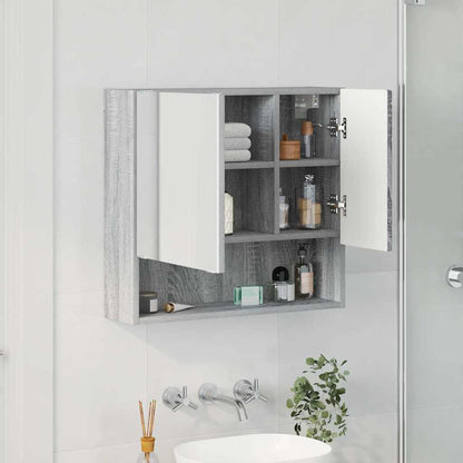 Mobiletto per specchio Grigio Sonoma 59 x 17 x 55 cm | homemem39