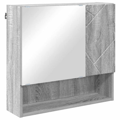Mobiletto per specchio Grigio Sonoma 59 x 17 x 55 cm | homemem39