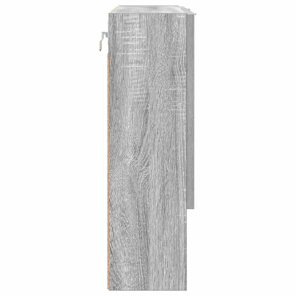 Mobiletto per specchio Grigio Sonoma 59 x 17 x 55 cm | homemem39