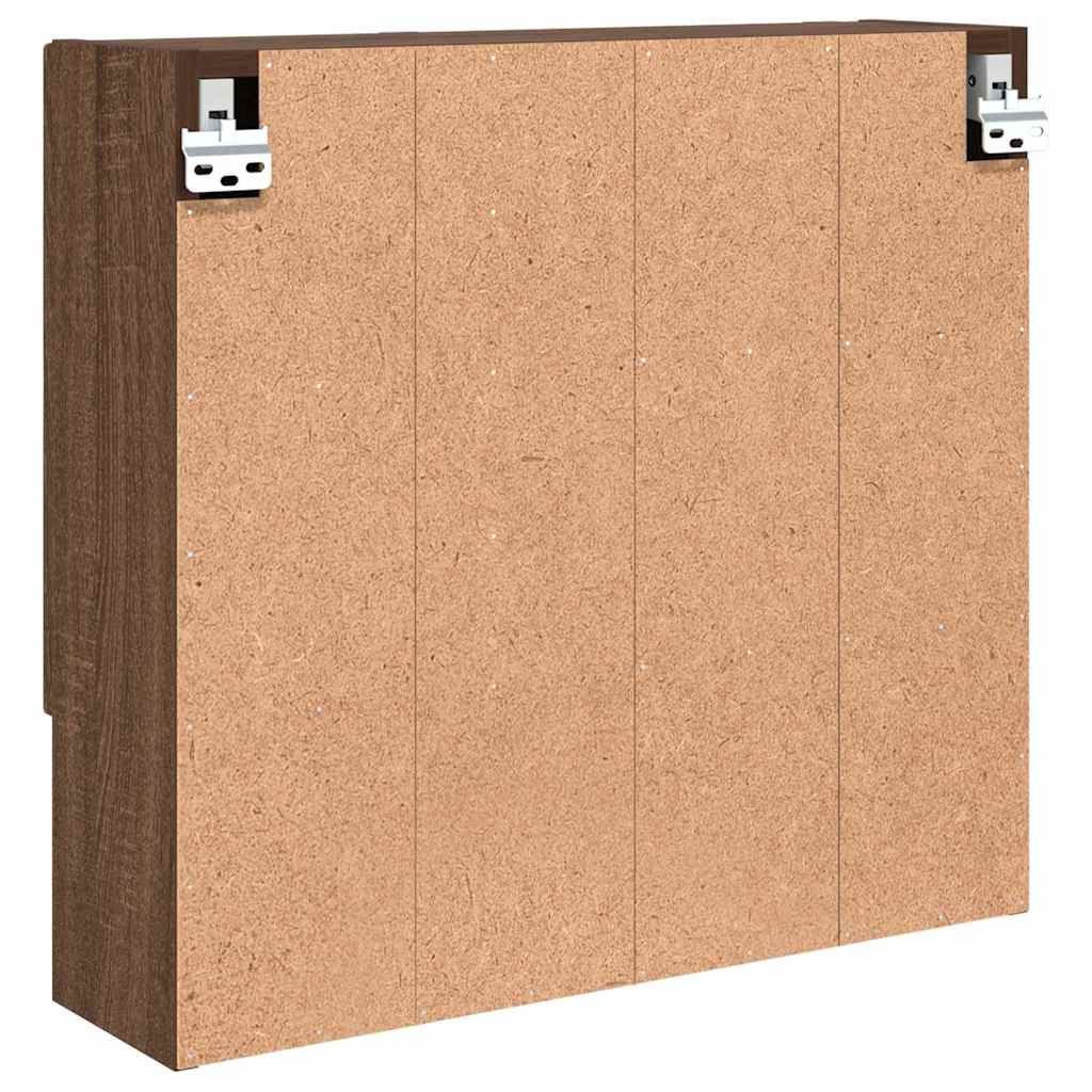 Mobiletto per specchio Rovere Marrone 59 x 17 x 55 cm | homemem39
