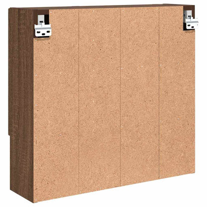 Mobiletto per specchio Rovere Marrone 59 x 17 x 55 cm | homemem39