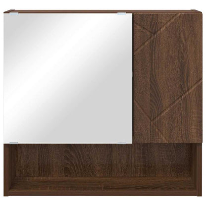 Mobiletto per specchio Rovere Marrone 59 x 17 x 55 cm | homemem39