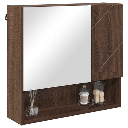 Mobiletto per specchio Rovere Marrone 59 x 17 x 55 cm | homemem39
