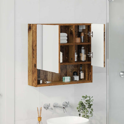 Mobiletto per specchio Legno vecchio 59 x 17 x 55 cm