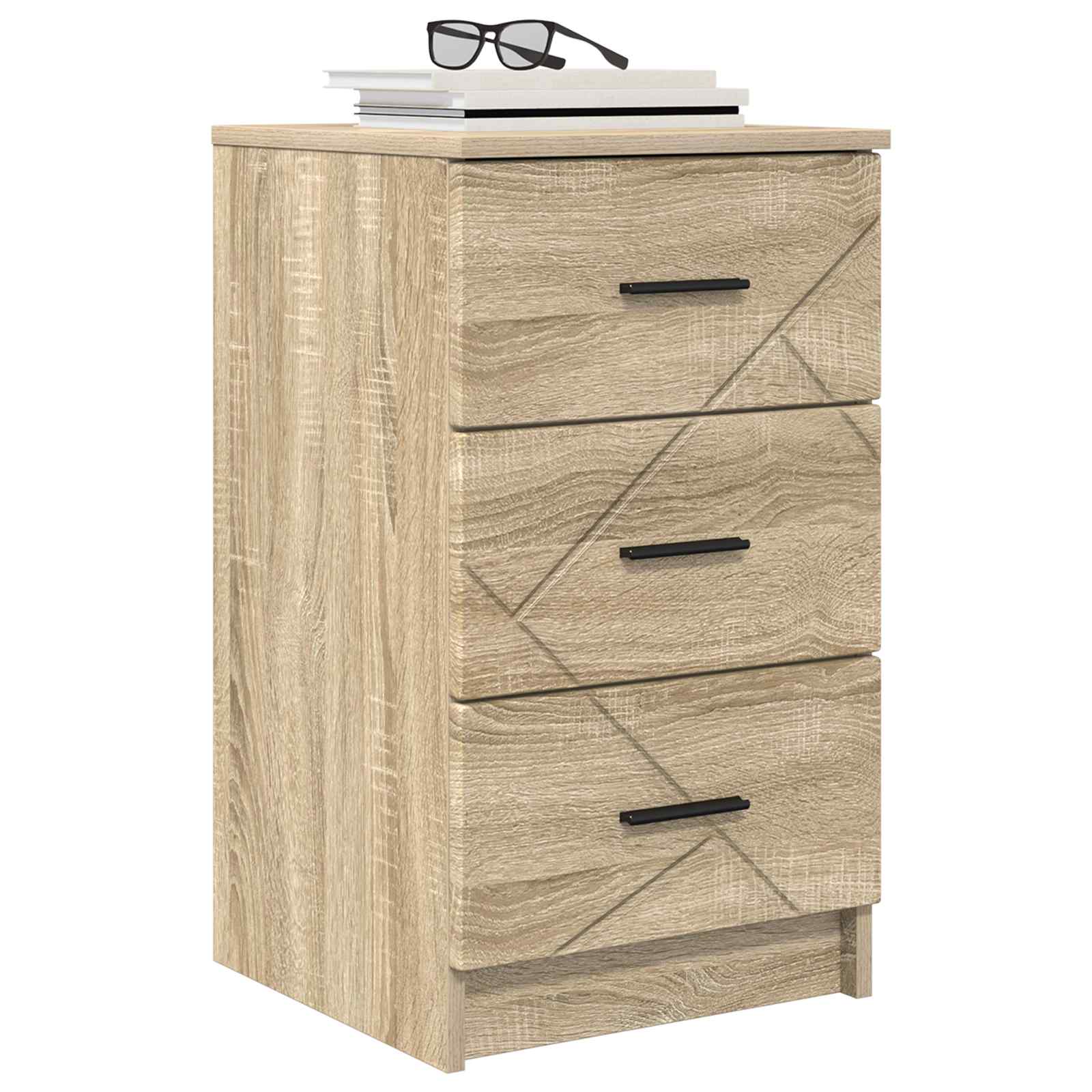 Armadio da Notte con cassetto rovere sonoma 38 x 38 x 66 cm | homemem39