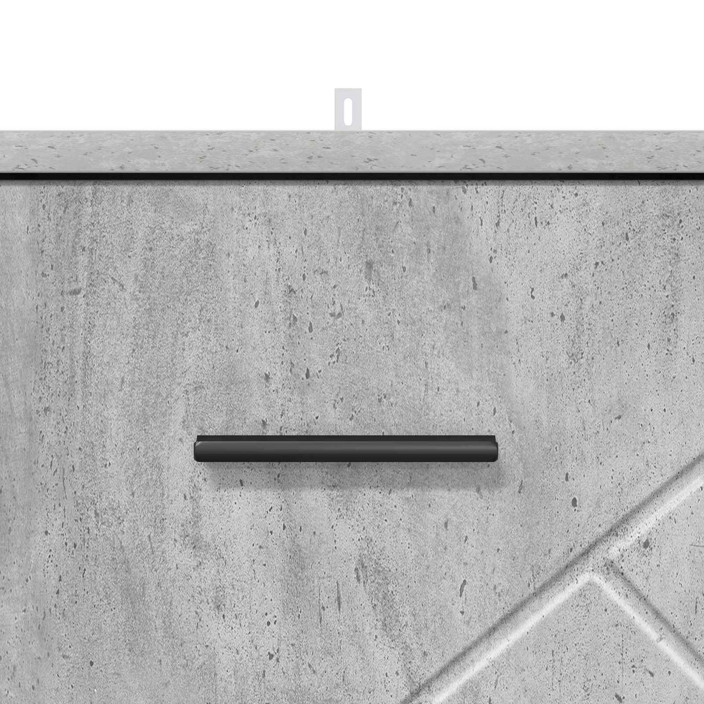 Armadio da Notte con cassetto Grigio cemento 38 x 38 x 66 cm | homemem39