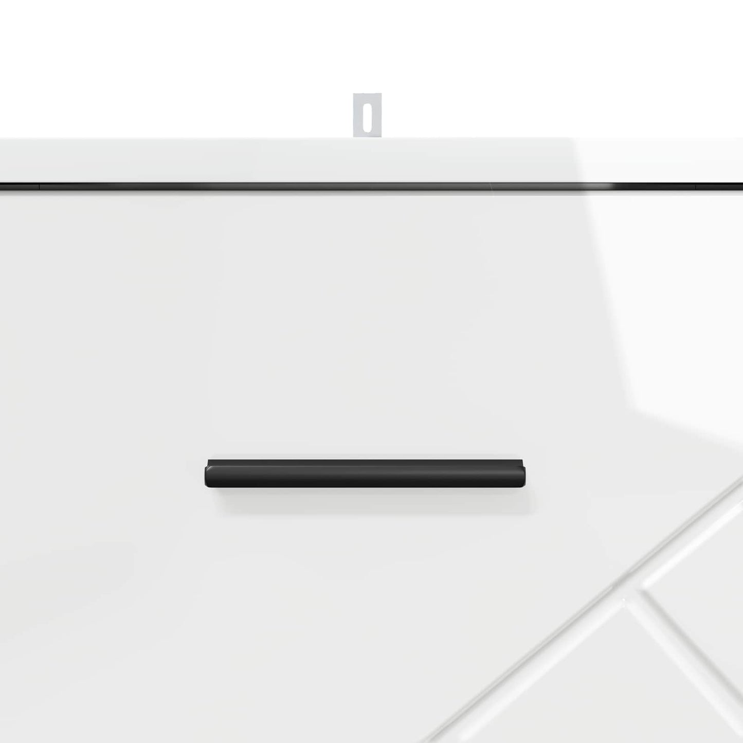 Armadio da Notte con cassetto Bianco lucido 38 x 38 x 66 cm | homemem39