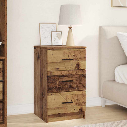 Armadio da Notte con cassetto Legno vecchio 38 x 38 x 66 cm | homemem39