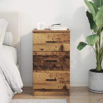 Armadio da Notte con cassetto Legno vecchio 38 x 38 x 66 cm | homemem39