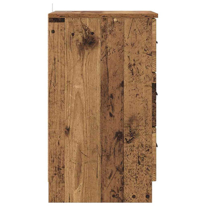 Armadio da Notte con cassetto Legno vecchio 38 x 38 x 66 cm | homemem39