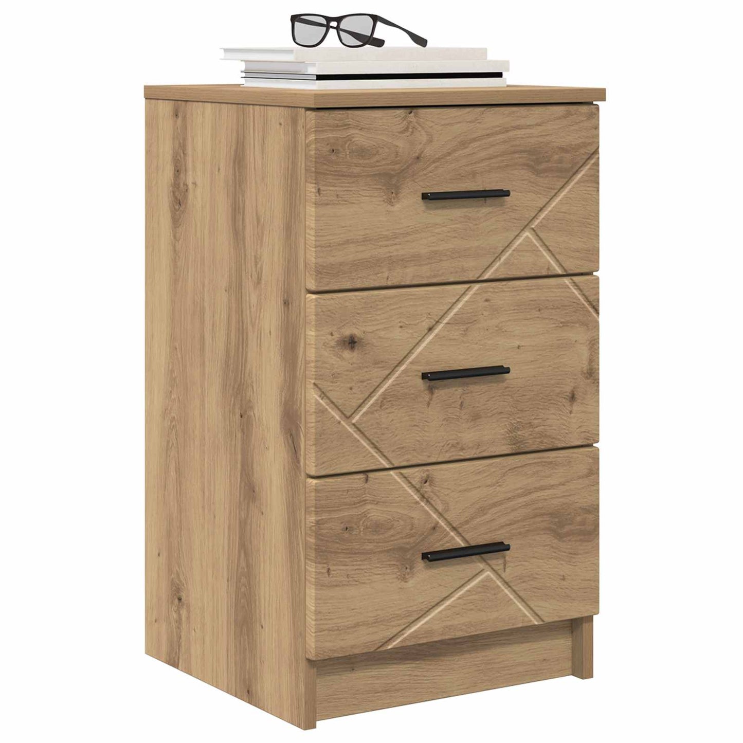 Armadio da Notte rovere artigianale 38 x 38 x 66 cm | homemem39