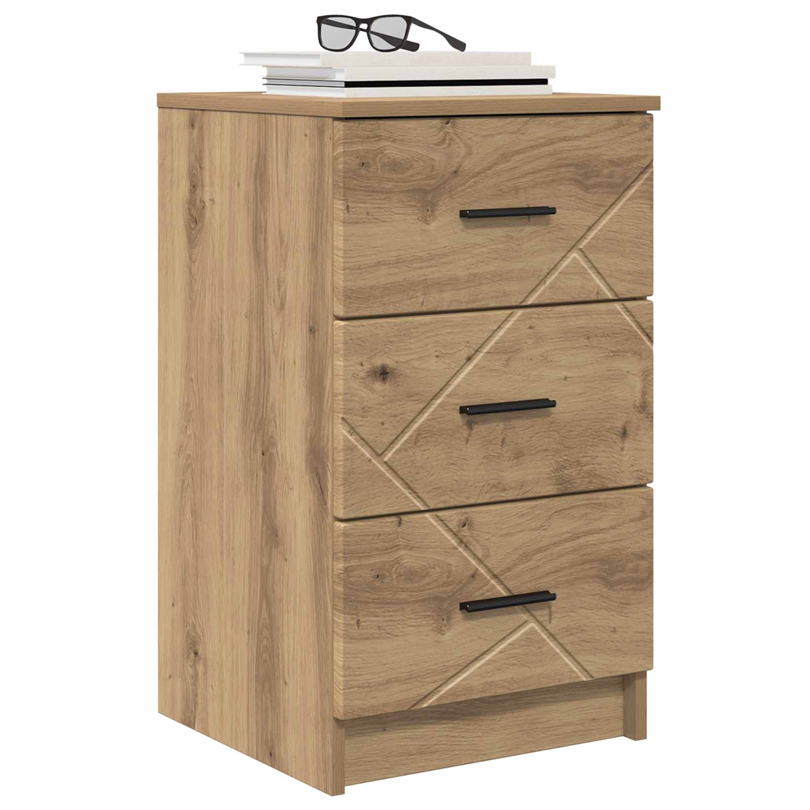 Armadio da Notte rovere artigianale 38 x 38 x 66 cm | homemem39