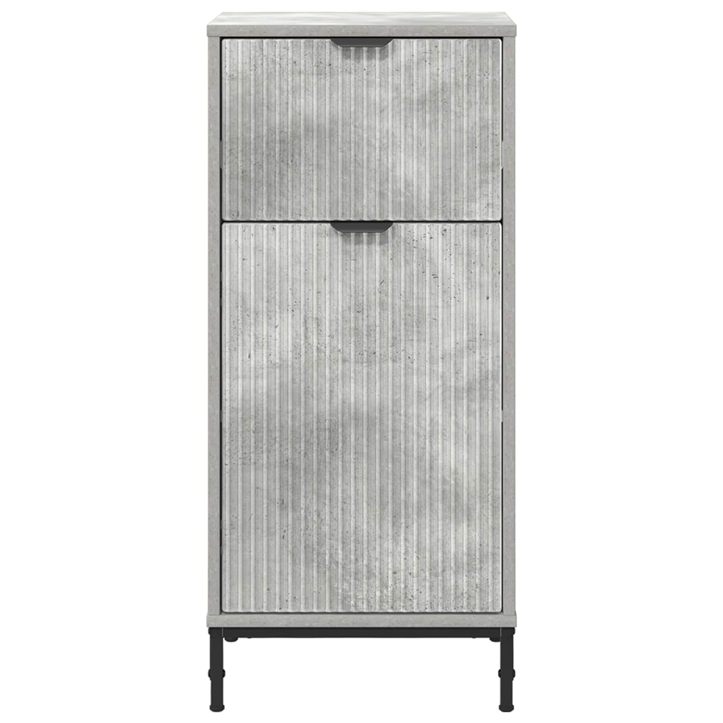 Mobile da Bagno Grigio cemento 39,5 x 36 x 88 cm | homemem39