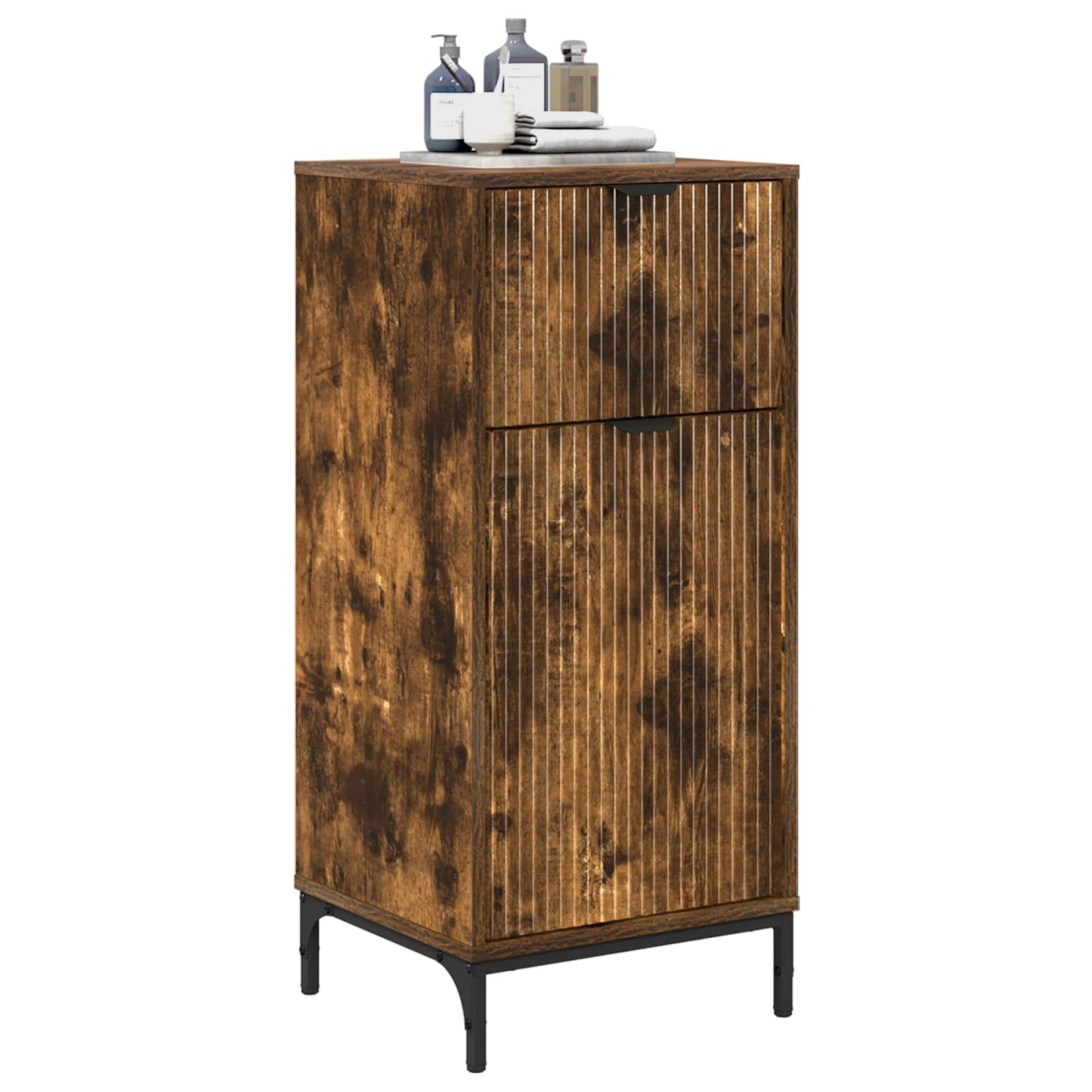 Mobile da Bagno Rovere fumé 39,5 x 36 x 88 cm | homemem39