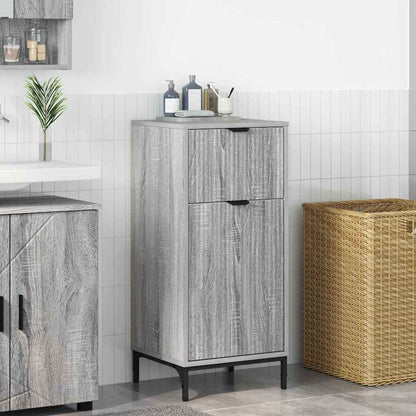 Mobile da Bagno con cassetto Grigio Sonoma 39,5 x 36 x 88 cm | homemem39