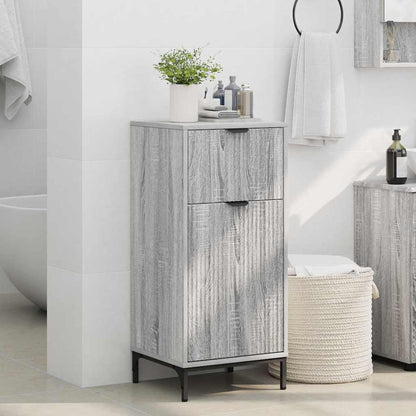 Mobile da Bagno con cassetto Grigio Sonoma 39,5 x 36 x 88 cm | homemem39