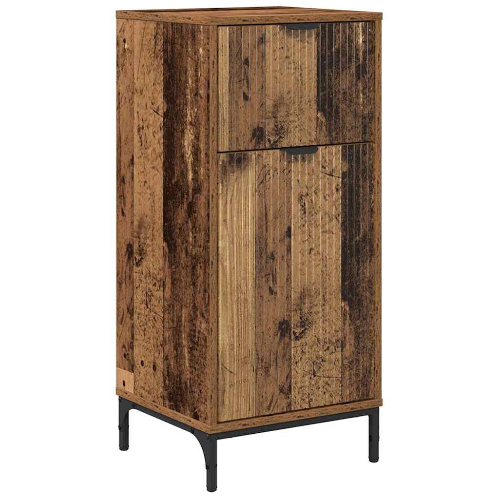 Mobile da Bagno con cassetto Legno vecchio 39,5 x 36 x 88 cm | homemem39