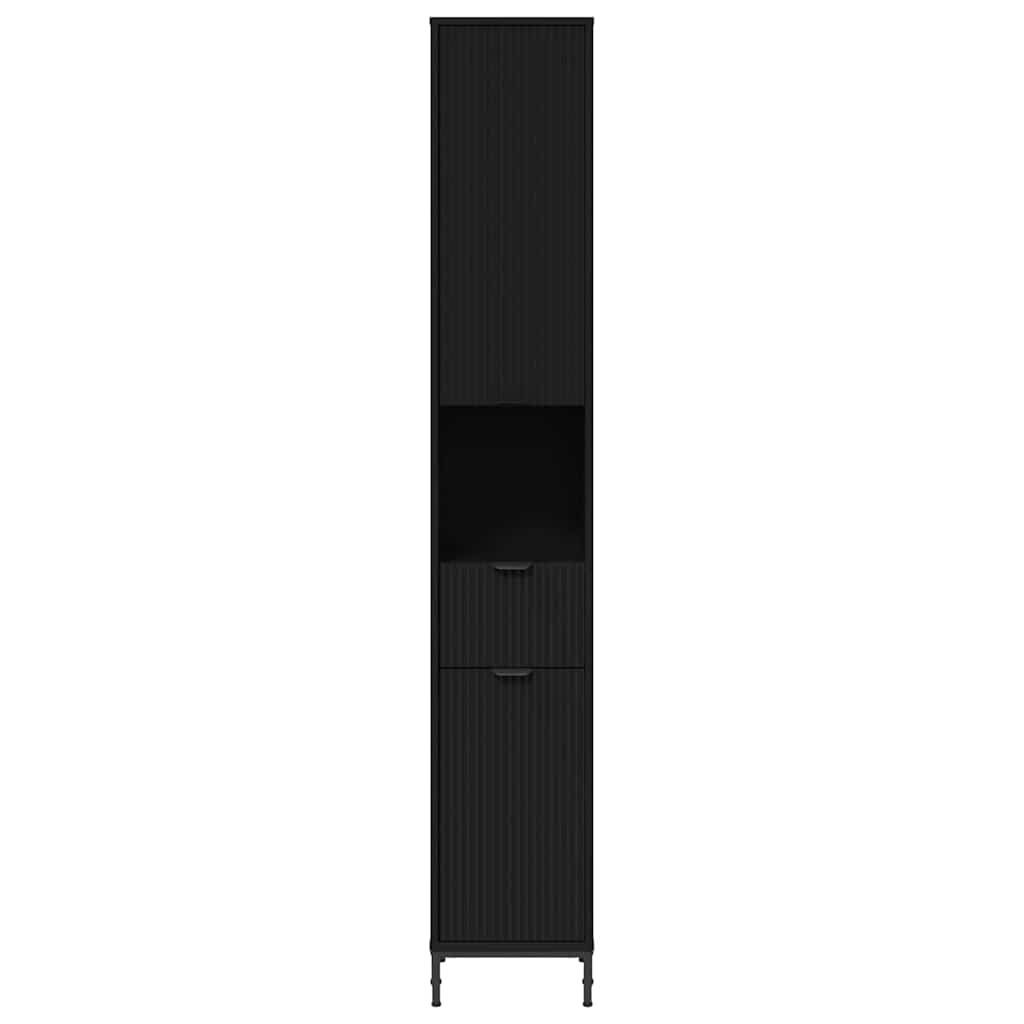 Mobile da Bagno Nero 31,5 x 33 x 190 cm | homemem39