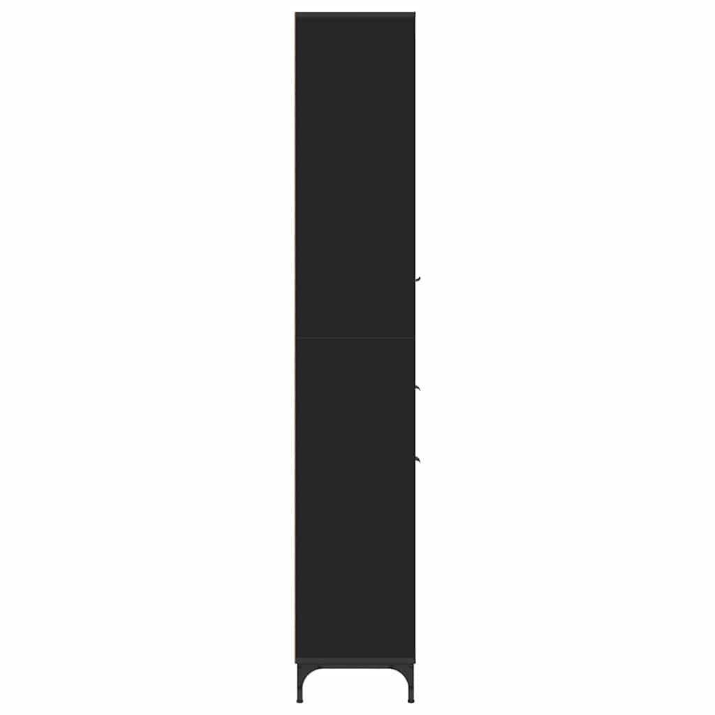 Mobile da Bagno Nero 31,5 x 33 x 190 cm | homemem39