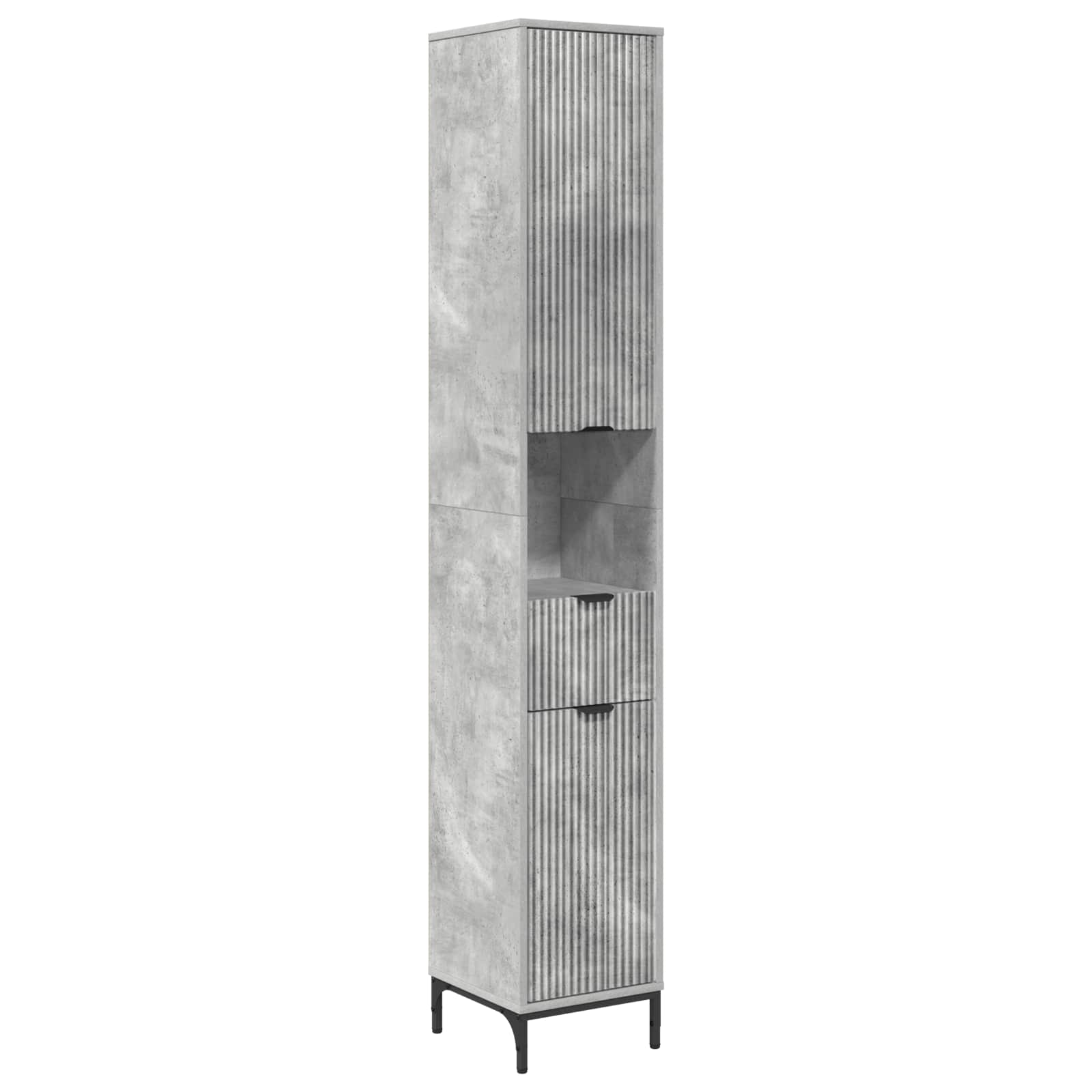 Mobile da Bagno Grigio cemento 31,5 x 33 x 190 cm | homemem39