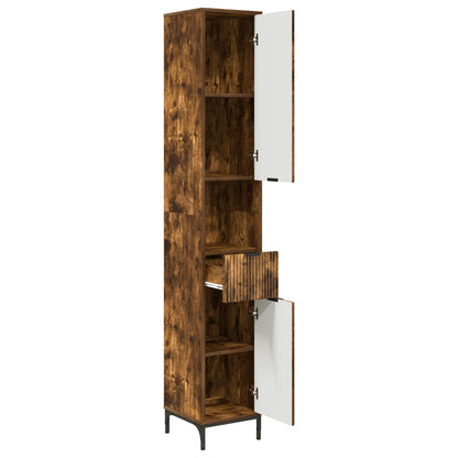 Mobile da Bagno Rovere fumé 31,5 x 33 x 190 cm