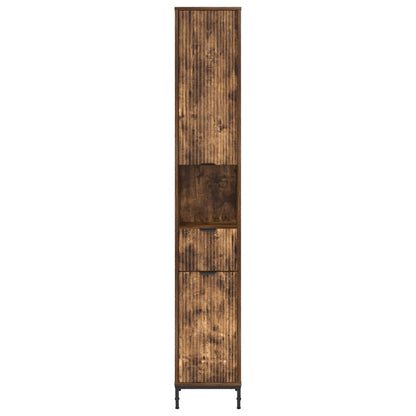 Mobile da Bagno Rovere fumé 31,5 x 33 x 190 cm