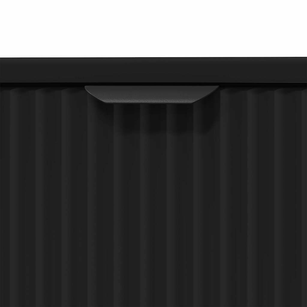 Armadio per Lavabo da Bagno Nero 60,5 x 33,5 x 61 cm | homemem39