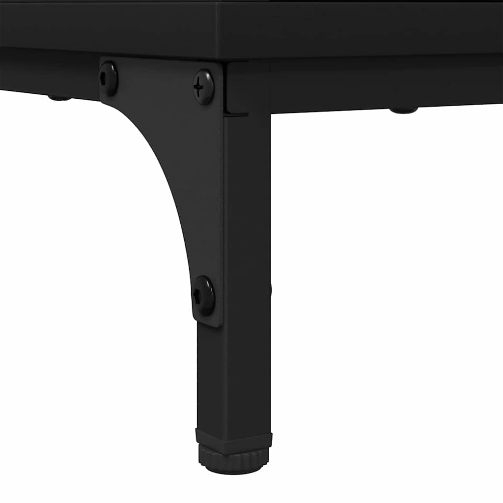 Armadio per Lavabo da Bagno Nero 60,5 x 33,5 x 61 cm | homemem39