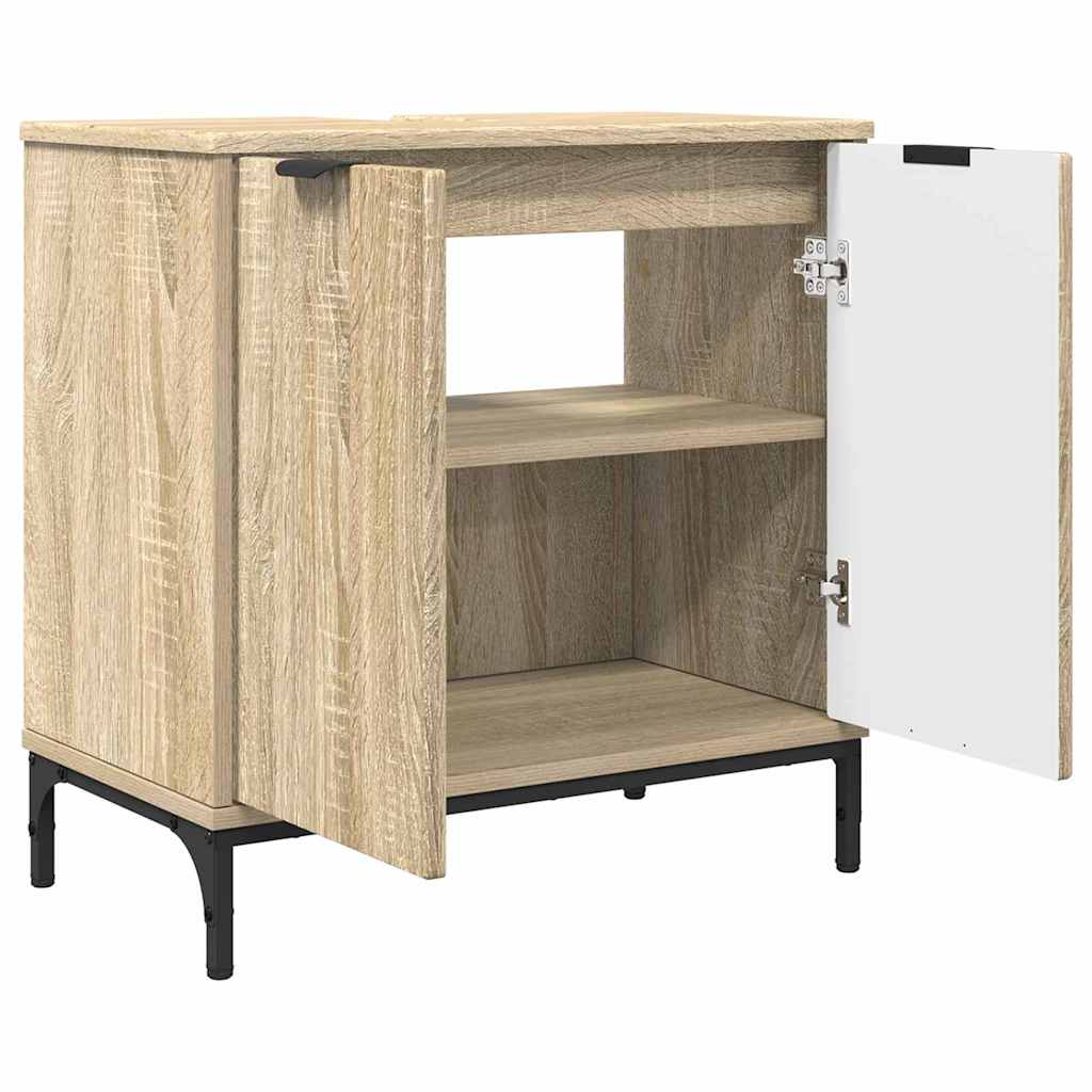 Armadio per Lavabo da Bagno Rovere Sonoma 60,5 x 33,5 x 61 cm