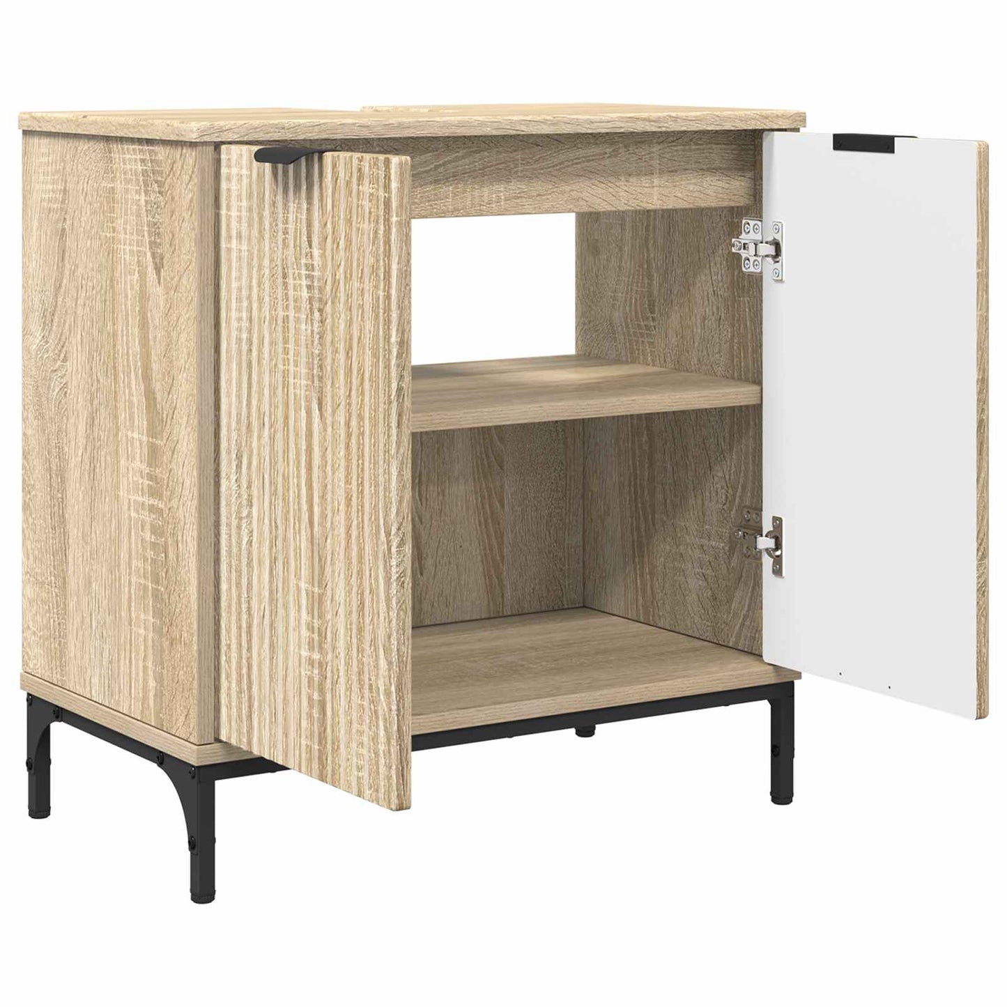 Armadio per Lavabo da Bagno Rovere Sonoma 60,5 x 33,5 x 61 cm