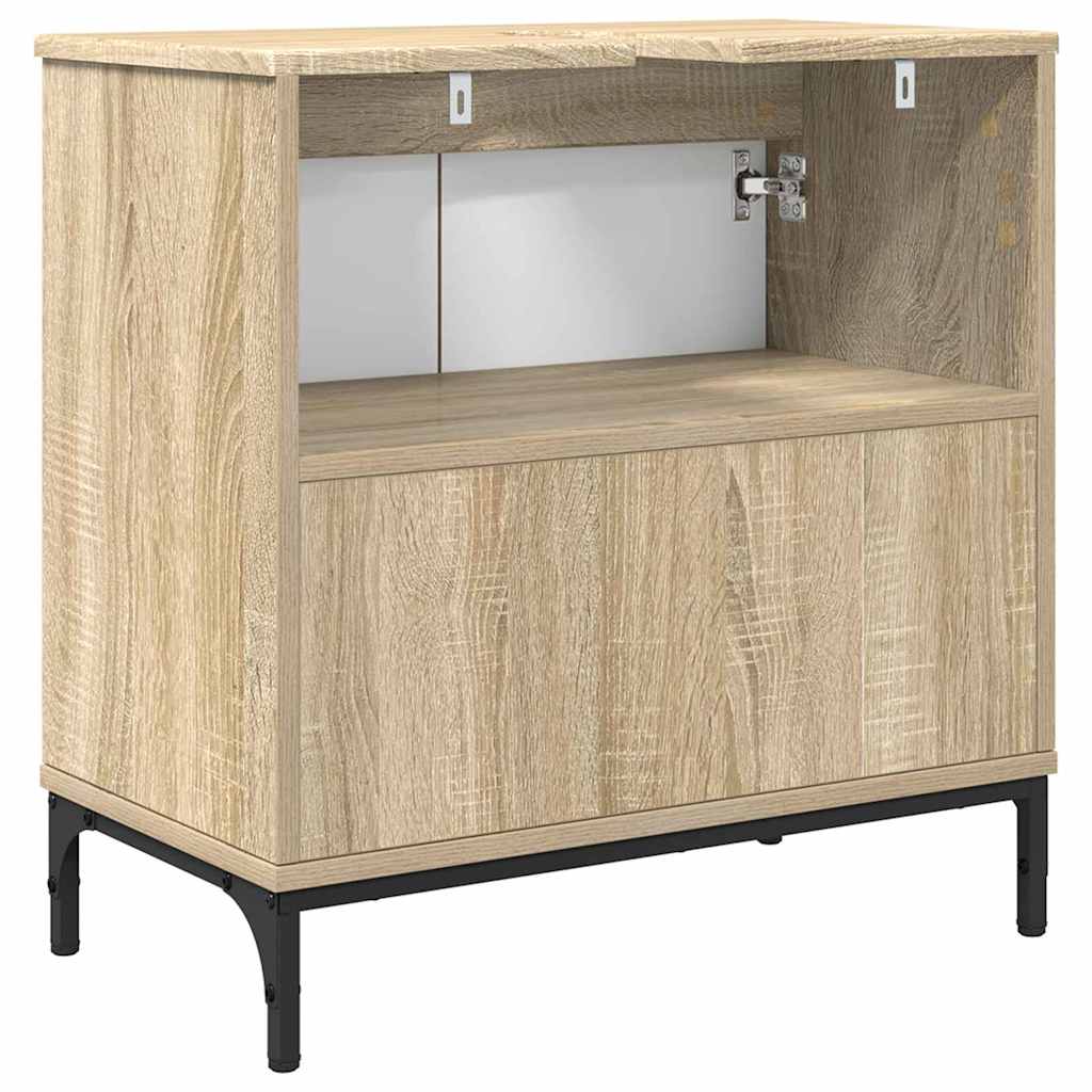 Armadio per Lavabo da Bagno Rovere Sonoma 60,5 x 33,5 x 61 cm