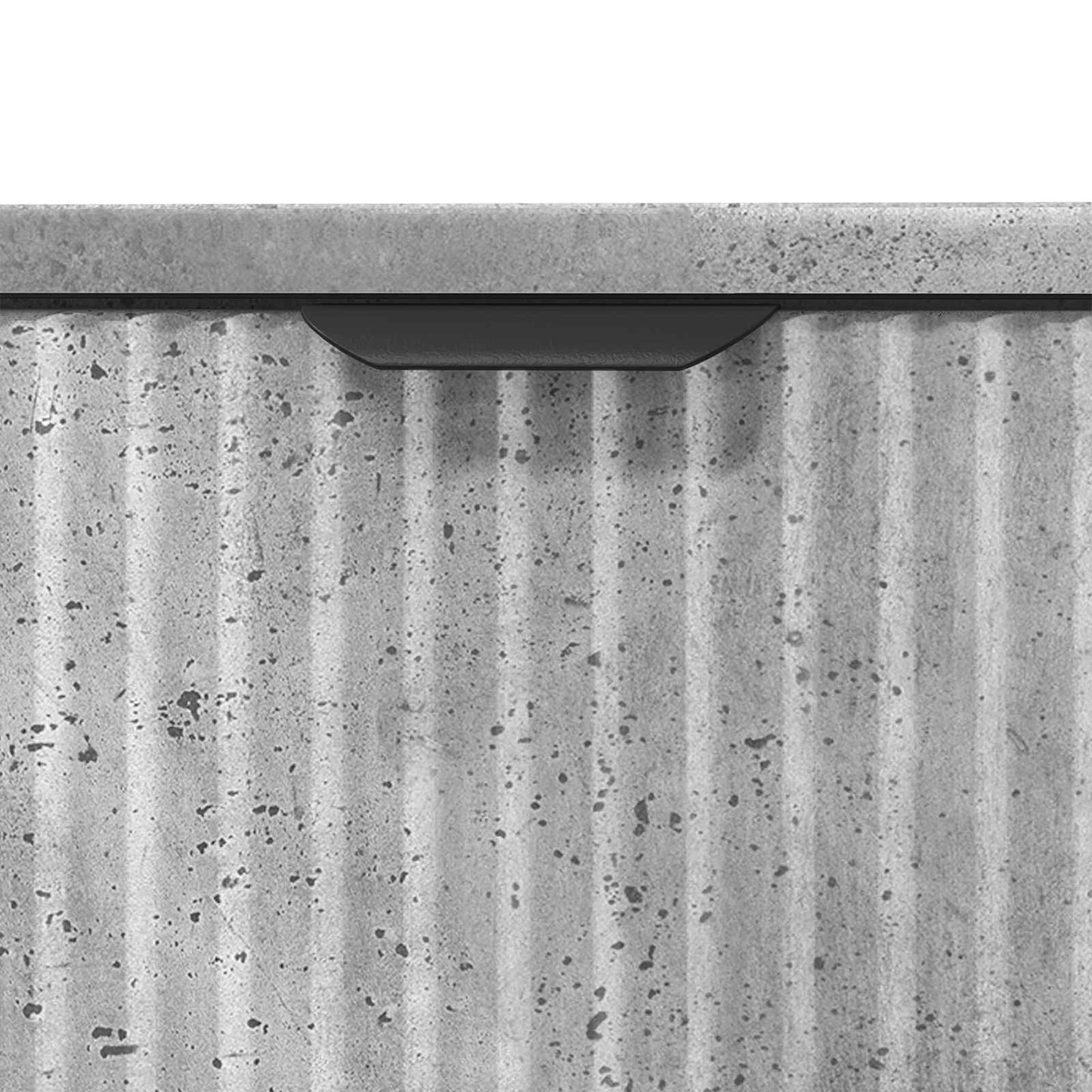 Armadio per Lavabo da Bagno Grigio cemento 60,5 x 33,5 x 61 cm