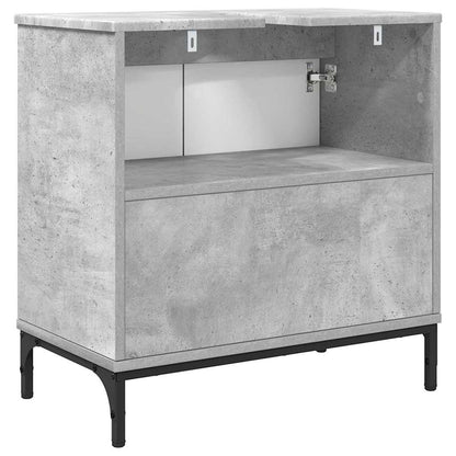Armadio per Lavabo da Bagno Grigio cemento 60,5 x 33,5 x 61 cm | homemem39