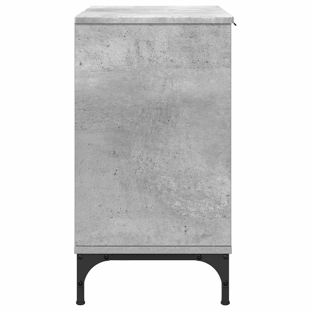Armadio per Lavabo da Bagno Grigio cemento 60,5 x 33,5 x 61 cm | homemem39