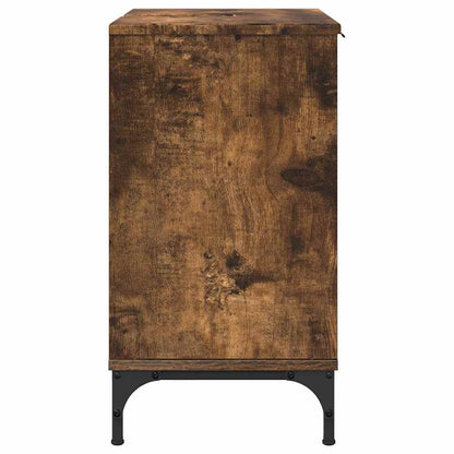 Armadio per Lavabo da Bagno Rovere fumé 60,5 x 33,5 x 61 cm