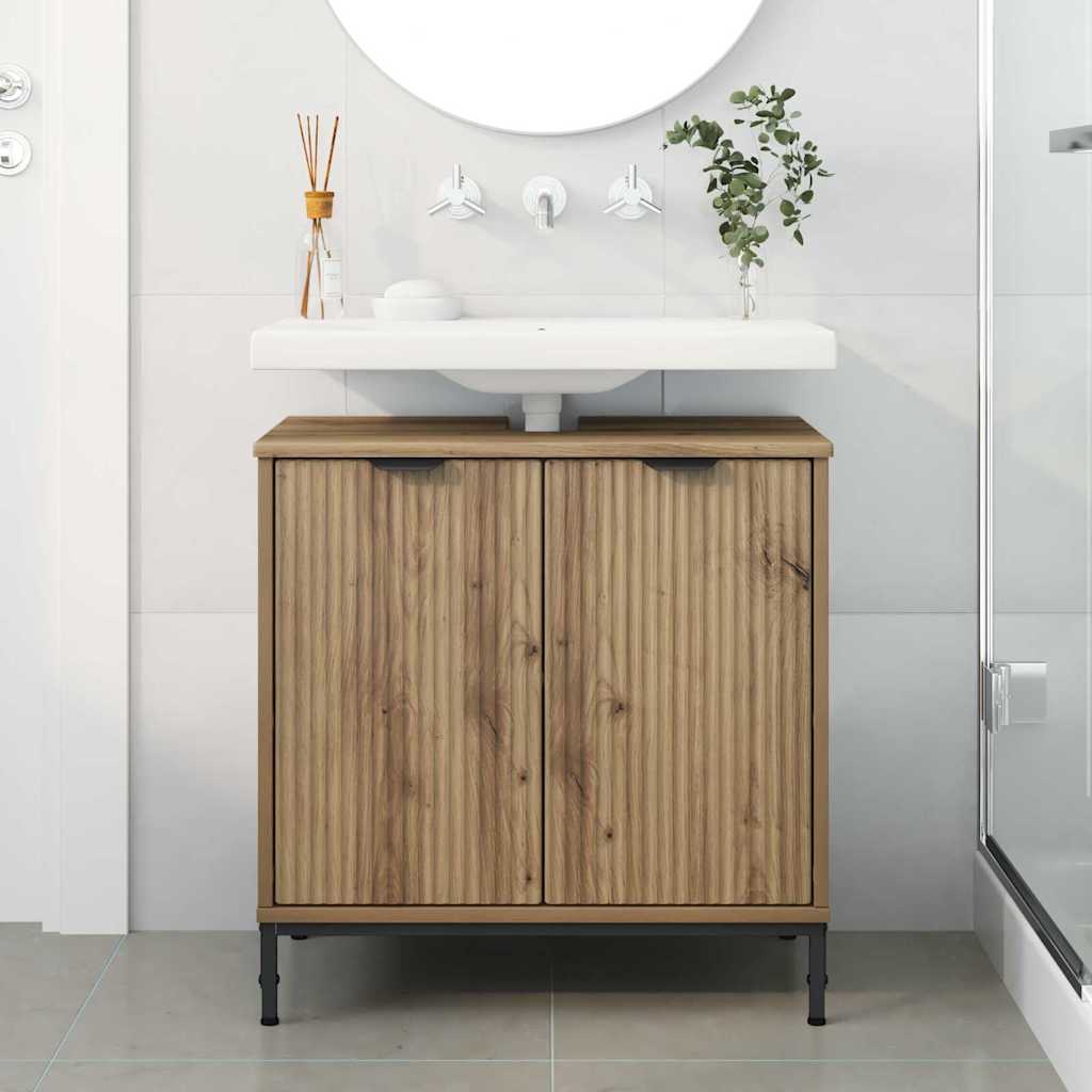 Armadio per Lavabo da Bagno Rovere artigianale | homemem39