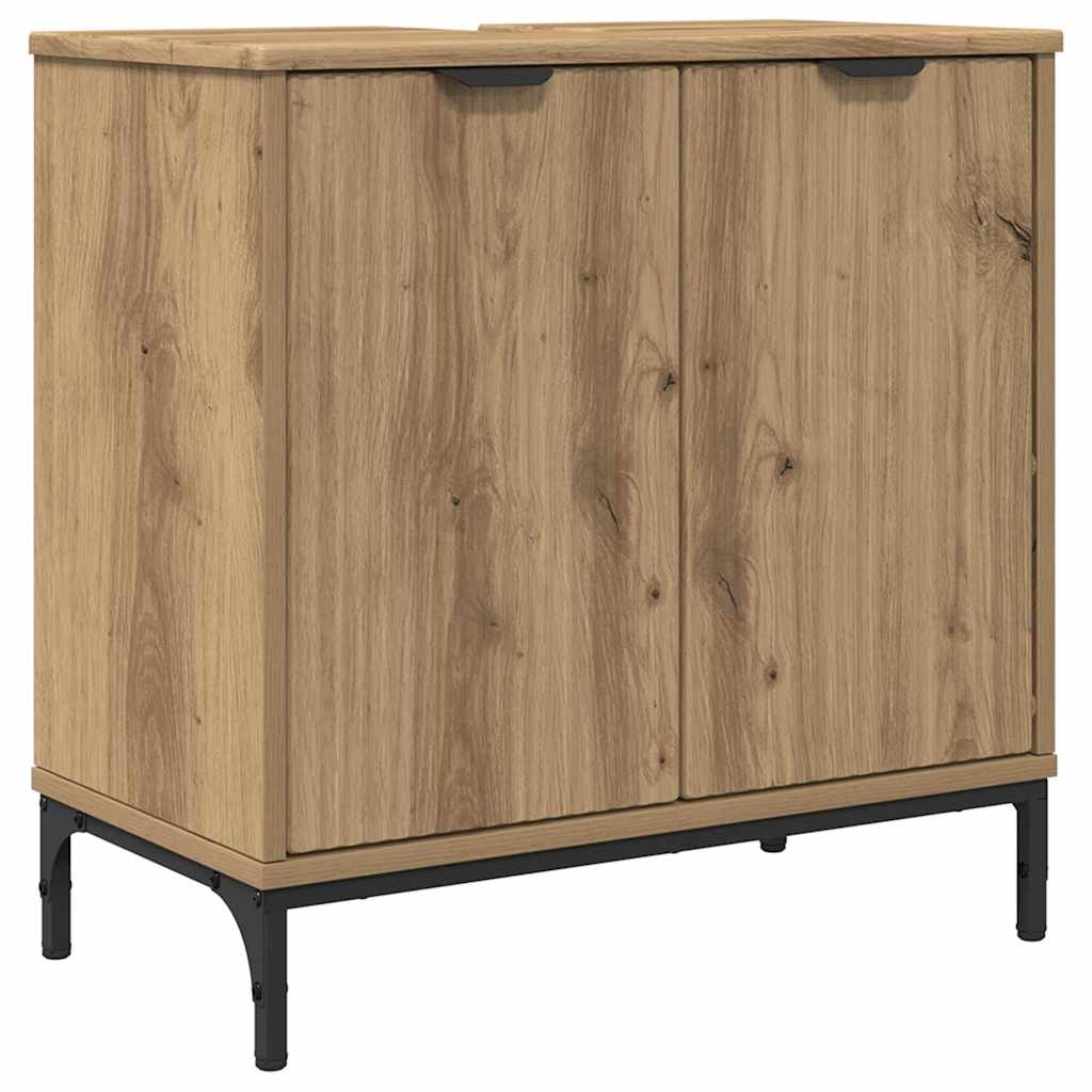 Armadio per Lavabo da Bagno Rovere artigianale | homemem39