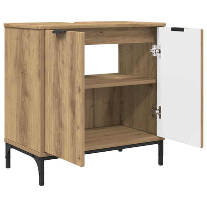 Armadio per Lavabo da Bagno Rovere artigianale | homemem39