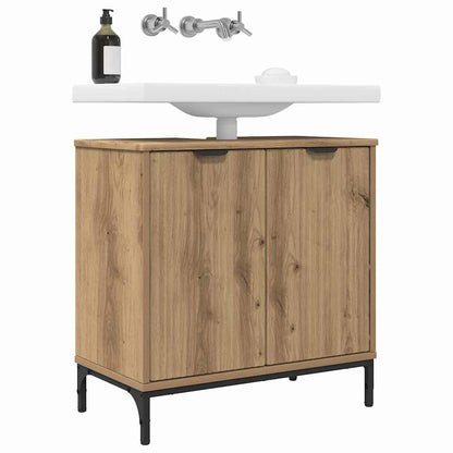 Armadio per Lavabo da Bagno Rovere artigianale | homemem39