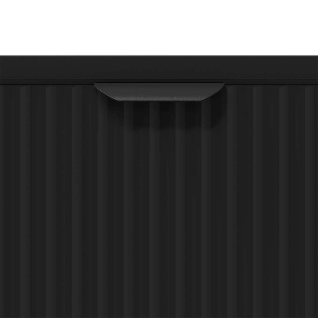 Credenza Nero 69.5 x 33 x 82 cm Legno multistrato