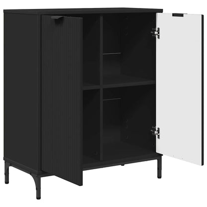 Credenza Nero 69.5 x 33 x 82 cm Legno multistrato