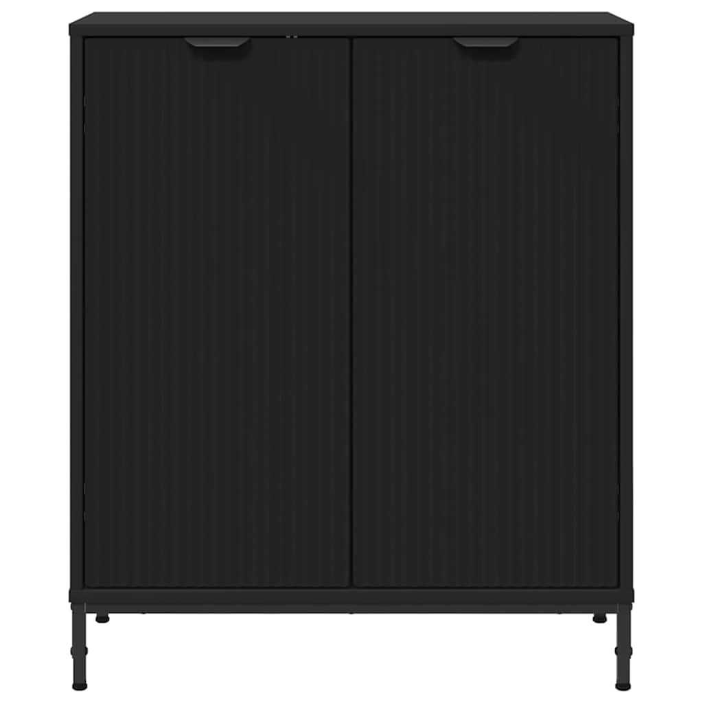 Credenza Nero 69.5 x 33 x 82 cm Legno multistrato