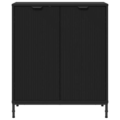 Credenza Nero 69.5 x 33 x 82 cm Legno multistrato